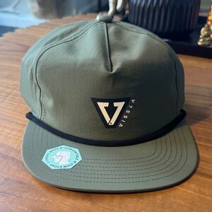 VISSLA Forest Green Snapback Hat